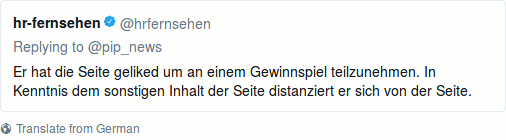 Die dumme Ausrede des Hessischen Rundfunks