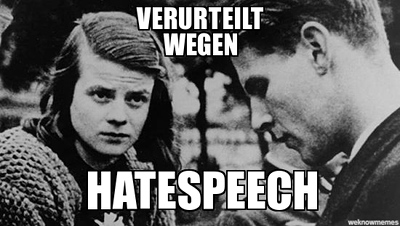 Geschwister Scholl verurteilt wegen Hatespeech