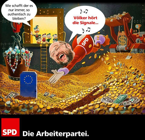 Martin Schulz badet im Geld