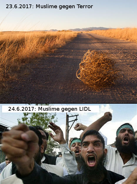 Muslime gegen Terror - Muslime gegen LIDL